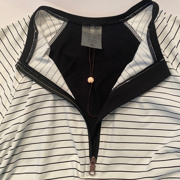 Calia Caviar/Pure White Long Sleeved Rashguard Top - Picture 8 of 14